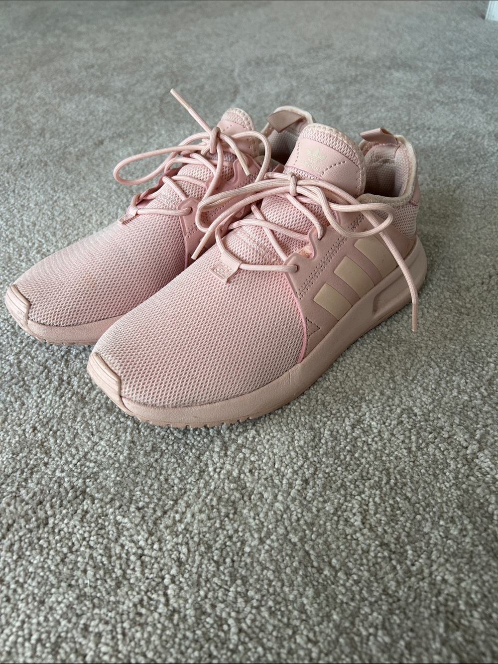 Adidas Kids Lightweight Pink Mesh Sneakers